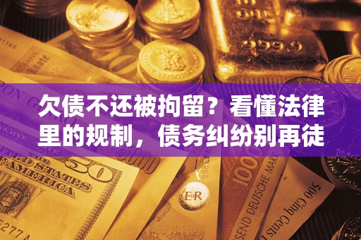 北京欠债不还被拘留？看懂法律里的规制，债务纠纷别再徒劳奔波