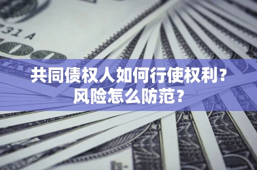 北京共同债权人如何行使权利？风险怎么防范？