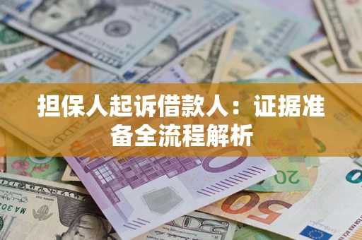 北京担保人起诉借款人：证据准备全流程解析
