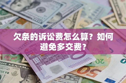 北京欠条的诉讼费怎么算？如何避免多交费？