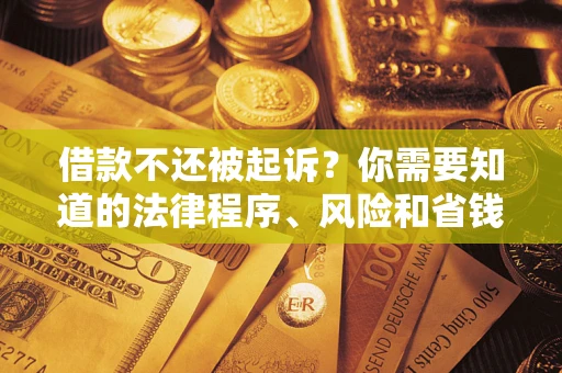 北京借款不还被起诉？你需要知道的法律程序、风险和省钱技巧